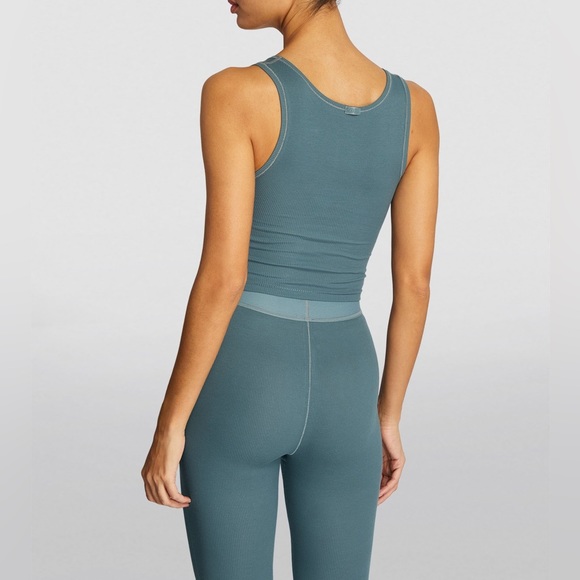 SKIMS COTTON RIB LEGGING KYANITE - Picture 4 of 9